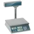 COMPACT COUNTERTOP SCALE - MOD. BSTELLA015/C - DISPLAY POLE - MAX CAPACITY Kg 15 - DIMENSIONS Cm L 30 x D 33 x H 12 (display pole excluded) - EC standards