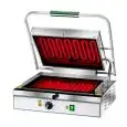ELECTRIC GLASS-CERAMIC GRILL - Mod. PV 40LL - single SMOOTH grill - Cooking surface: cm 40x30 - Power 2000 W - 230V single phase 50-60 Hz - CE APPROVED