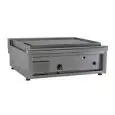 GAS GRIDDLE TOASTER AND SANDWICH WARMER - STAINLESS STEEL - MOD. PG60LLL - FLUE - SMOOTH GRIDDLE cm 54,4x45 - POWER W 5800 - DIMENSIONS cm W60xD56,5xH23 - EC STANDARDS