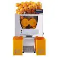 STAINLESS STEEL CITRUS FRUIT JUICER - Mod. F 50 C - MANUAL LOAD - DIGITAL ORANGE COUNTER - CAPACITY: 20/25 juiced per minute - FRUIT VOLUME max Ø mm 85 - SINGLE PHASE - EC STANDARDS