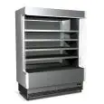 MULTIDECK CHILLER - MOD. VULCANO 80 INOX C/P - FOR PRE-PACKAGED MEAT - VENTILATED - MINIMUM OPERATING TEMPERATURE °C 0/+2 - SELF SERVICE - NON-DUCTABLE - CE STANDARD