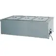 HOT COUNTERTOP UNIT - DRY-HEATED - MOD. BMS - Stainless steel construction - Adjustable thermostat +30°/+90°C - Single phase V230 50/60