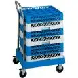 BASKET RACK TROLLEY - MOD. CP14A - ABS base
