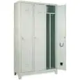 METAL LOCKER - MOD. CLA 35/50/D - Single unit structure - WITH REMOVABLE DIVIDER - DIMENSIONS Cm P103x H180