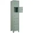 METAL PIGEON HOLE LOCKER - MOD. EXT 35/50/C - Single unit structure - DIMENSIONS Cm L 35x H180