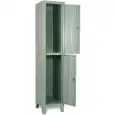 MULTIPLE TIER METAL LOCKER - MOD. EXT 35/50 - Single unit structure with doors - DIMENSIONS Cm L 37x H180