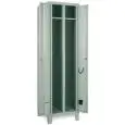 METAL LOCKER A DUE ANTE - MOD. EXT50P1V2 - Single unit structure - DIMENSIONS Cm L50x D50x H180 - Volume m³ 1,07 - Weight Kg. 49