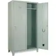 METAL LOCKER - MOD. ELI 50P2/96 - Single unit structure - DIMENSIONS Cm L96x D50x H180 - Volume m³ 0,89 - Weight Kg. 40