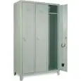 METAL LOCKER - MOD. ELI 50P3 - Single unit structure - DIMENSIONS Cm L118x D50x H180 - Volume m³ 1,07 - Weight Kg. 49