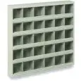 METAL STORAGE SHELF - MOD. SCA/20/30/36 - Single unit pigeon hole structure - DIMENSIONS Cm D 10 x H60