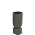 Vase - colour black - Structure in cement, handcrafted - Model 1214-j316S-black