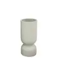 Vase - colour white - Structure in cement, handcrafted - Model 1214-j316S-white