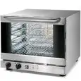 ELECTRIC CONVECTION OVEN - MOD. SAHARA 60/4 NEW - N. 4 RACKS - TRAY DIMENSIONS cm 42,5x32,1 - POWER W 2600 - SUPPLY V 230/50Hz SINGLE PHASE - EXTERIOR DIMENSIONS cm L60 x D62,5 x h51,5 - EC STANDARDS