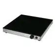 ELECTRIC TEMPERED GLASS HOT PLATE WITH THERMOSTATIC CONTROL - Mod. PC-4-500-500 - Dim. Cm L 50 x D 50 x h 6 - Power 1 x 400W