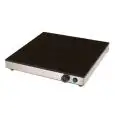 ELECTRIC GLASS CERAMIC HOT PLATE WITH THERMOSTATIC CONTROL - Mod. PC-4-500-500 CERAN - Dim. Cm L 50 x D 50 x h 6 - Power 1 x 400W