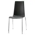 CHAIR MANNEQUIN - MOD. 2660 - 4-LEG CHROME-PLATED STEEL TUBE CHAIR - FIBREGLASS-REINFORCED RECYCLABLE POLYPROPYLENE BODY -  INDOOR USE - STACKABLE - DIMENSIONS cm L 45 x D 52 x H 90 - EC STANDARDS