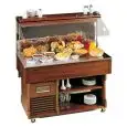 AMBIENT WALL BUFFET DISPLAY - MOD. WALL4NEUTRAL - DIMENSIONS Cm L 142,2 x D 75 x h 155,4 - POWER W 50 - SINGLE PHASE V 230/1/50 Hz - WEIGHT Kg 119