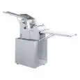 AUTOMATIC BREADSTICK MAKER Mod. GR40L - Supply 400V 50/60Hz THREE PHASE - Production per hour Kg/hour 50 - Individual motor for cut drive - Power W 186 - Dimensions cm L 245 x D 70 x 150 H - EC STANDARDS