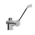 SINK TAP Mod. 00231012 - Single faucet hole and single handle - Extended lever for SHOWER SPRAY UNIT attachment  - Faucet hole: min/max ø 32/35 mm - Connection 3/8" F