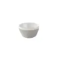 DOUBLE WALL ROUND POLYCARBONATE CUP WITH LID ø 12,5 cm - DIMENSIONS ø cm. 12,5x6,8h - COLOUR: WHITE