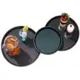 ROUND NON-SLIP POLYPROPYLENE TRAYS