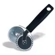 DOUBLE PASTRY CUTTER ROLLER: SMOOTH AND GROOVED