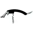 WAITER'S CORKSCREW - GRADE AISI 420 TEMPERED STAINLESS STEEL - NON-SLIP RUBBER HANDLE - DISHWASHER-PROOF - BLADE cm. 29