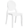 Sedia - colour white - Structure in policarbonato - Model 1259-M0120CW