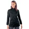 BLACKLADY WOMENS CHEFS JACKET - MOD. 057501 - 65% POLYESTER and 35% COTTON - ROUND BLACK BUTTONS - COLOUR: BLACK