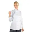 LADY CHEF WOMENS CHEFS JACKET - MOD. 057500 - 100% COTTON - ROUND WHITE BUTTONS - COLOUR: WHITE