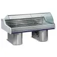 REFRIGERATED DISPLAY COUNTER - SUITABLE FOR THE DISPLAY OF FRESH FISH - MOD SAIGON - STATIC COOLING - TEMPERATURE °C 0/+2 - DISPLAY DECK DEPTH: 86 cm