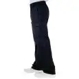 VIENNA BLACK CHEFS TROUSERS - MOD. 044051 - 100% COTTON - COLOUR: BLACK WITH WHITE STRIPES