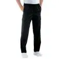 PANTACHEF BLACK CHEFS TROUSERS - MOD. 044001 - 65% POLYESTER and 35% COTTON - COLOUR: BLACK