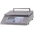ELECTRONIC COUNTERTOP SCALE - MOD. Eb2/LCN - STAINLESS STEEL - CAPACITY: Kg 12/30 div. 2/5 grammes - DIMENSIONS CM L 35 X D 37 X h 13 - EC STANDARDS