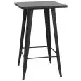 Table - colour Black - Structure in metal painted - Model 1266-CT60-N-01