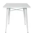 Table - colour white - Structure in metal painted - Model 1266-White