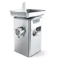 COMMERCIAL COUNTERTOP MEAT MINCER - REFRIGERATED - MOD. TC 22.3q ICE - SQUARE NECK - Production per hour Kg/h 350 - THREE PHASE supply 230-400/50/3 - EC standards