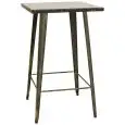 Table - colour bronze - ​Structure in metal painted effect antique - Model 1268-GT28-01