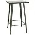 Table - colour aluminium - ​Structure in metal painted effect antique - Model 1268-GT28-02