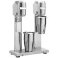 MILKSHAKE BLENDER - Mod. DMB20 - N. 2 Stainless steel cups  Lt 2 x 0,8 - Power 400+400 W - Single phase 220-240V/1/50-60Hz - CE APPROVED