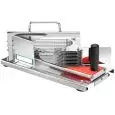 MANUAL VEGETABLE AND FRUIT SLICER - Mod. HT-5,5 - STAINLESS STEEL AND FOOD GRADE PLASTIC STRUCTURE - N. 10 BLADES - CE APPROVED