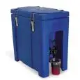 INSULATED FOOD BOX - MOD. QC10 - SUITABLE FOR THE TRANSPORT OF FOOD AND LIQUIDS - HOT OR CHILLED - CAPACITY 10L - DIMENSIONS cm L 24 x D 43 x 43 H - CE APPROVED