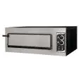 ELECTRIC PIZZA OVEN - MECHANICAL CONTROL - Mod. BASIC 1/50 - Single deck oven - firebrick oven base - Chamber dimensions cm L 62 x D 50 x 12 h - N. Pizzas 1 (Ø cm 45) - Power 4 Kw - CE APPROVED
