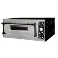 ELECTROMECHANICAL PIZZA OVEN - Mod. BASIC XL4 - Single deck - firebrick oven base - Chamber dimensions cm L 72 x D 72 x 14 h - N. Pizzas 4 (Ø cm 35) - Power 6 Kw - EC standards