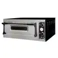 ELECTRIC PIZZA OVEN - MECHANICAL CONTROL - Mod. BASIC 6 CPR - Single deck oven - firebrick oven top and base (sides excluded) - Chamber dimensions cm L 66 x D 99 x 14 h - N. Pizzas 6 (Ø cm 32) - Power 7,2 KW - CE APPROVED