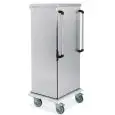 AMBIENT TRAY AND BAKING TRAY CUPBOARD TROLLEY - MOD. ARMADIO AMBIENT - GRADE AISI 304 STAINLESS STEEL STRUCTURE - STAINLESS STEEL BRACKETS - MAGNETIC HANDLE - TRAY CAPACITY (according to model) - SWIVEL CASTORSø cm. 12,5 TWO OF WHICH WITH BREAK - EC STAND