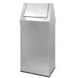 RECYCLING CONTAINER - MOD. CONTENITORE DIFFERENZIATO - STAINLESS STEEL CONTAINER - STAINLESS STEEL SCRATCH-PROOF SWING LID  - OR VARNISHED METAL ACCORDING TO MODEL - EC STANDARDS