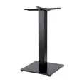 STAND TIFFANY - MOD. 5180ZN - BLACK VARNISHED CAST IRON SQUARE BASE cm 40 x 40 - ADJUSTABLE FEET - SQUARE BLACK POWDER-PAINTED GALVANIZED POLE cm 80 x 80 - CAST IRON BRACKETS - TOP MAX ø cm 90 OR cm 90x90 - INDOOR/OUTDOOR USE - DIMENSIONS cm L 40 x D 40 x