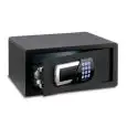 FREE-STANDING SAFE - Mod. TSW/4HN - MOTORIZED ELECTRONIC DIGITAL COMBINATION WITH LED DISPLAY - LED DISPLAY - BACK UP KEY - Accomodates one 15" notebook - Internal dimensions cm L 40 x D 35 x 19,5 H - External dimensions cm L 40,5 x D 41 x 20 H - EC stand
