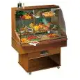 MULTIDECK GASTRONOMY BUFFET CHILLER - MOD. STELLA - TEMPERATURE °C +4/+10 - AUTO DEFROST - STATIC COOLING - DIMENSIONS Cm L 142,3 x D 75 x h 175